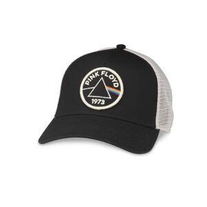 American Needle Pink Floyd Valin Hat Unisex Hat Black Cream 100% Cotton 1973